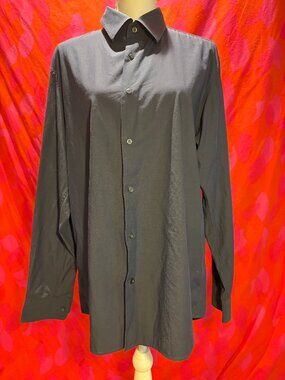Men's Banana Reepublic Large Long Sleeve Button Down Purple/Gray/Blue